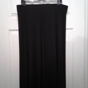 Investments Black Maxi Skirt